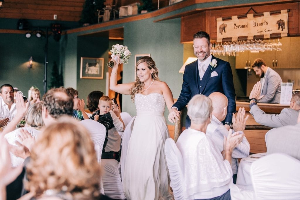 Bride and Groom Grand Entrance Photos