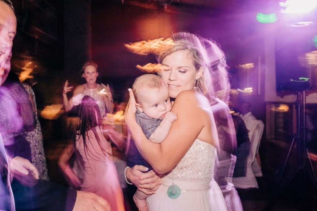 Bride and Groom dancing the night away