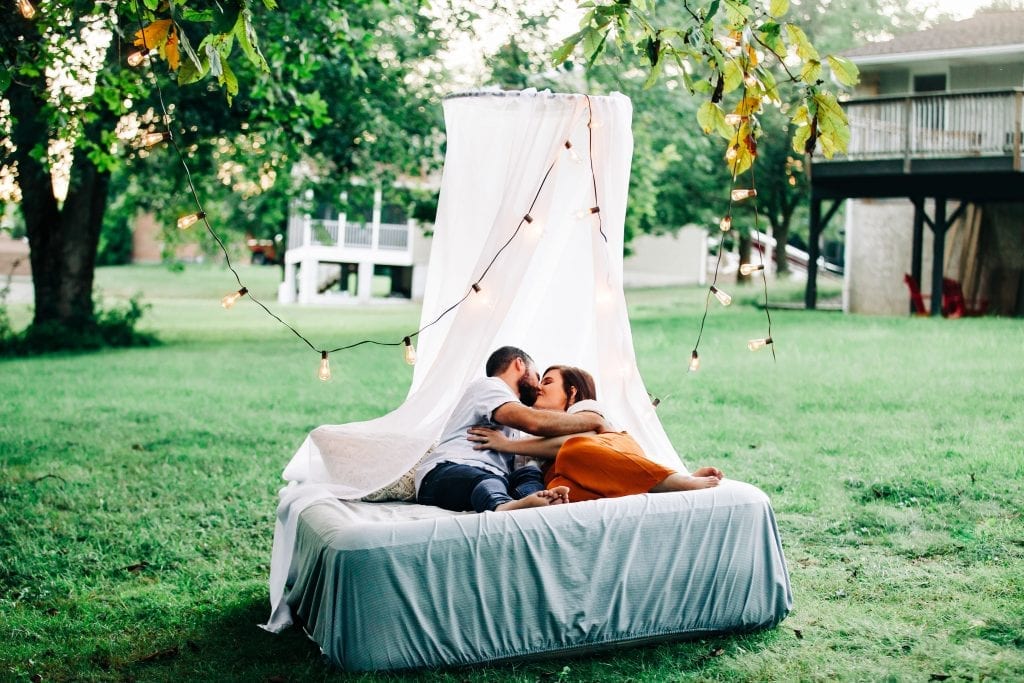 Backyard Intimate Couple Session